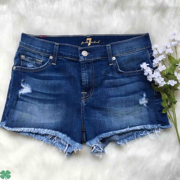 7 for all Mankind Pants - 7 For All Mankind Denim Shorts Size 26